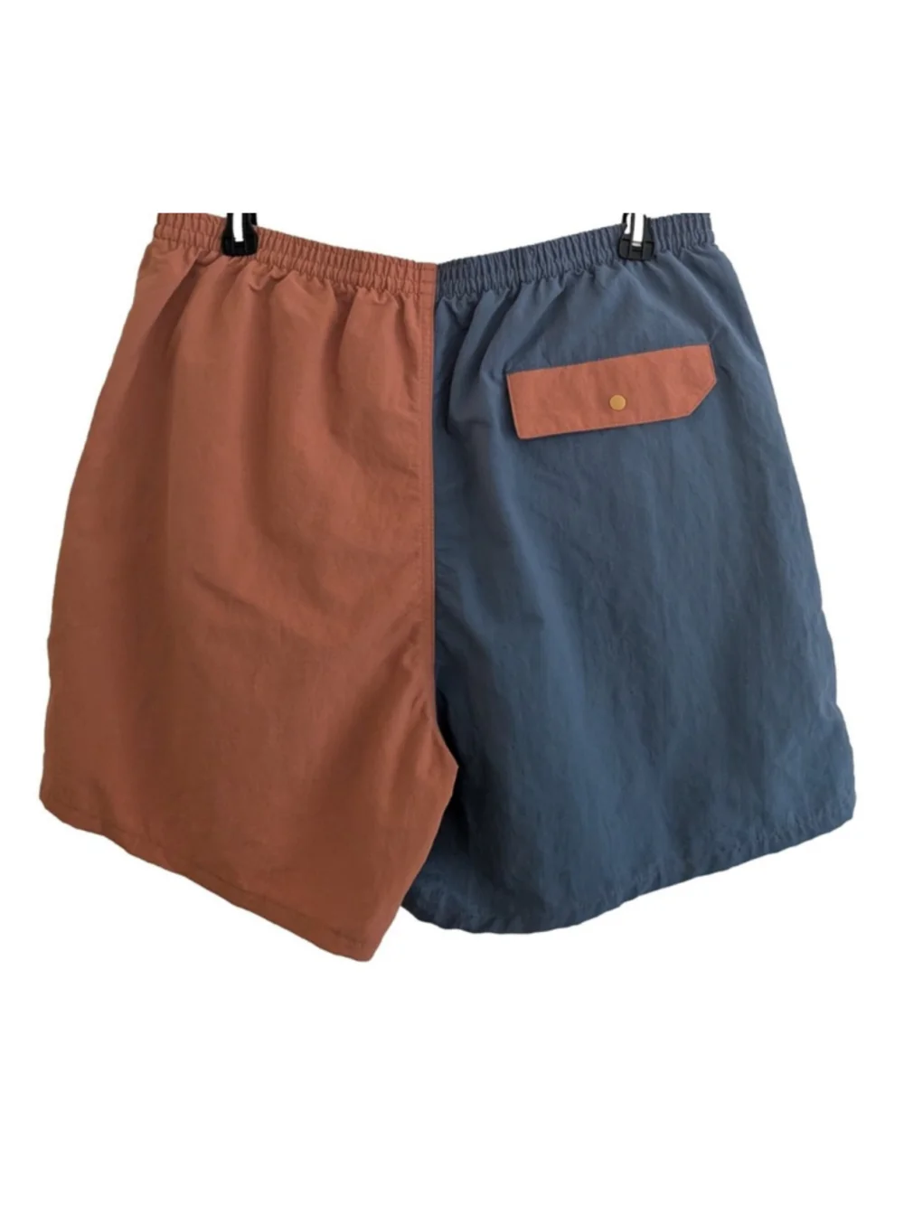 Patagonia Baggies Colorblock Shorts Men's M NWOT Blue Pink 5